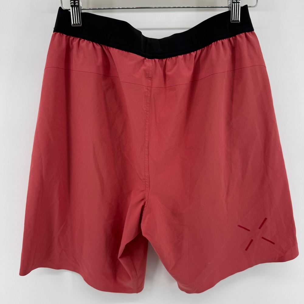 Ten Thousand Mens Interval‎ Shorts Red Size M Quick Dry Stretch Athletic - Picture 3 of 5